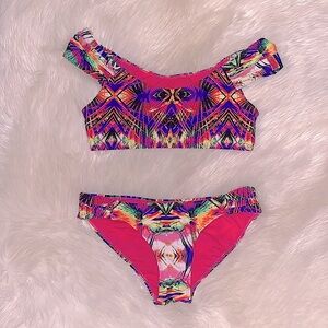 APOLLO SWIM👙Bikini ~Multicolored Off the Shoulders